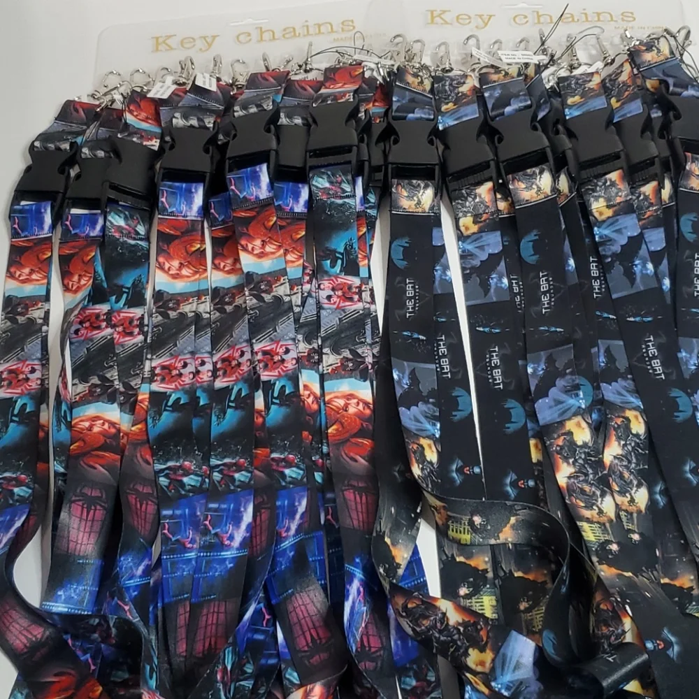 🆕Marvel Key Chain Holder/ID Lanyards Stocking Stuffers